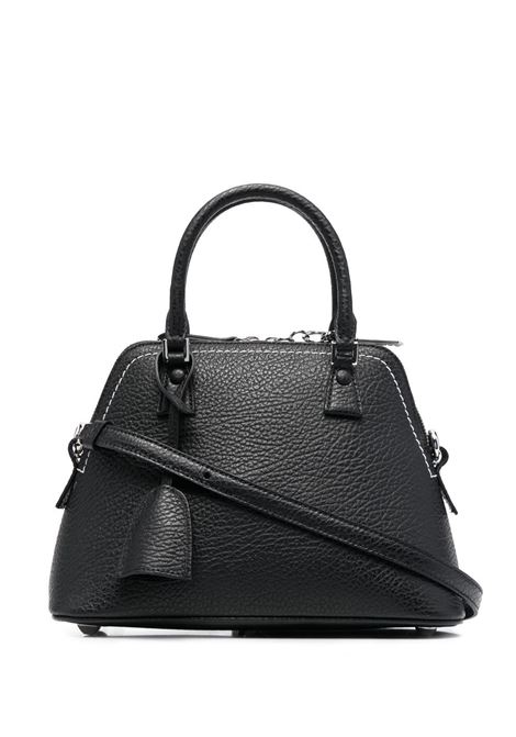 borsa 5ac classique mini donna nera in pelle MAISON MARGIELA | S56WG0082 P4455T8013